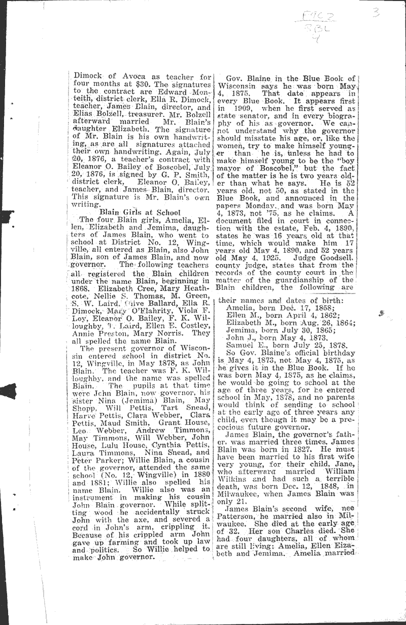  Source: Capital Times Topics: Government and Politics Date: 1925-05-07