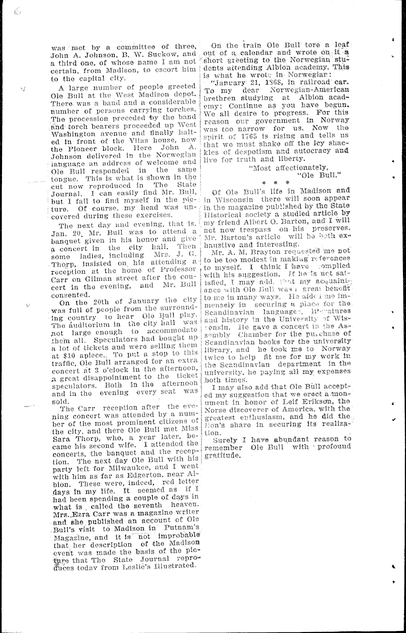  Source: Wisconsin State Journal Topics: Art and Music Date: 1924-02-03