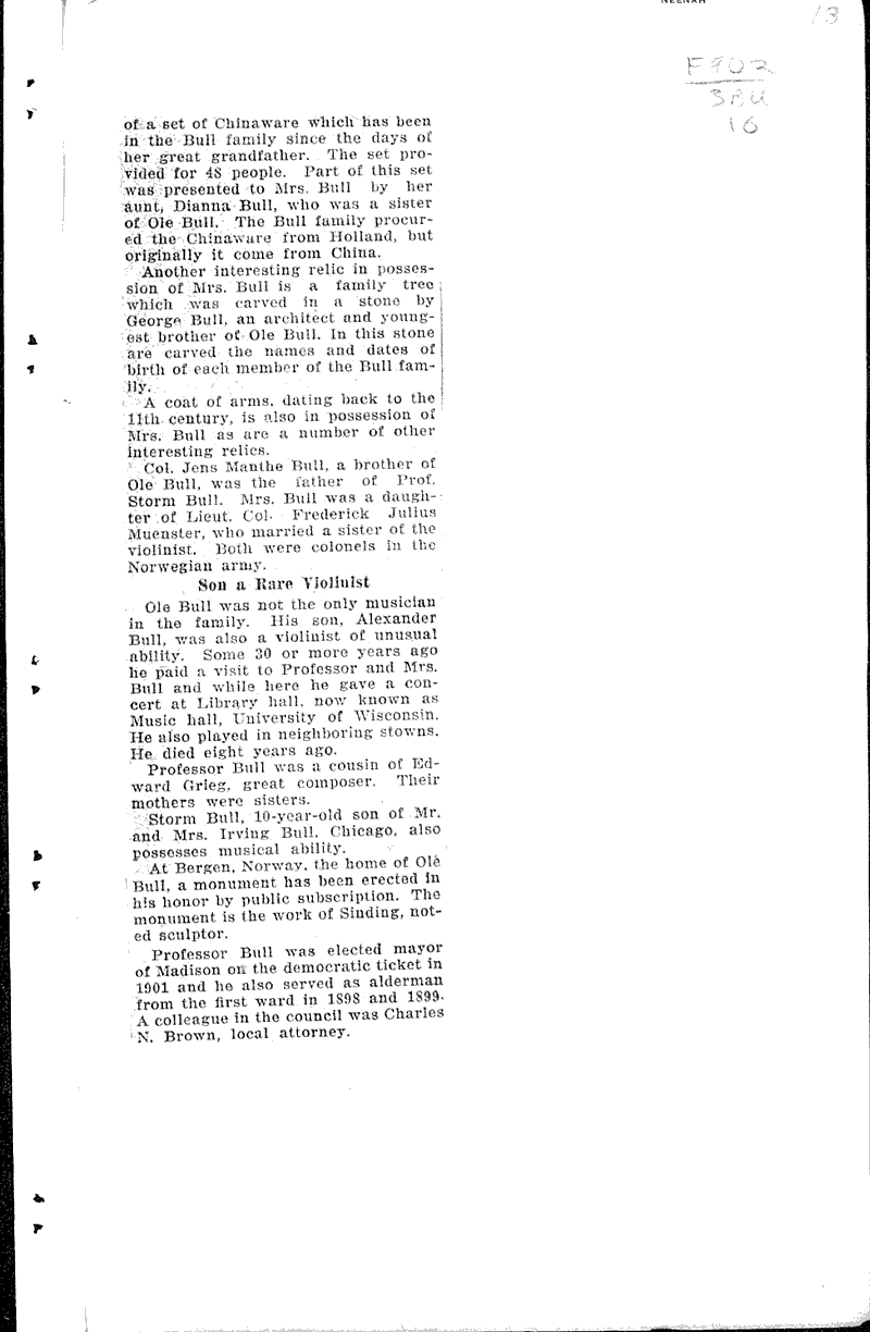  Source: Wisconsin State Journal Topics: Art and Music Date: 1924-02-03