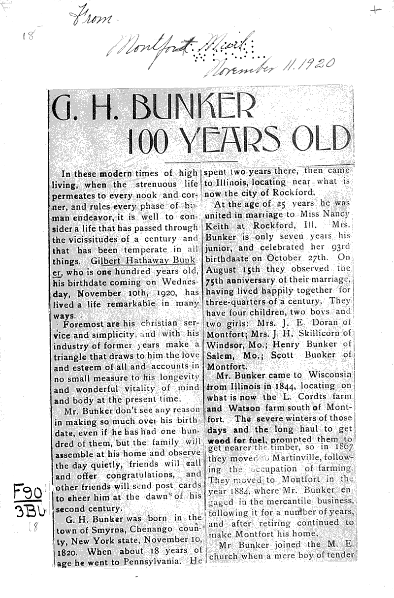 Source: Montfort Mail Date: 1920-11-11