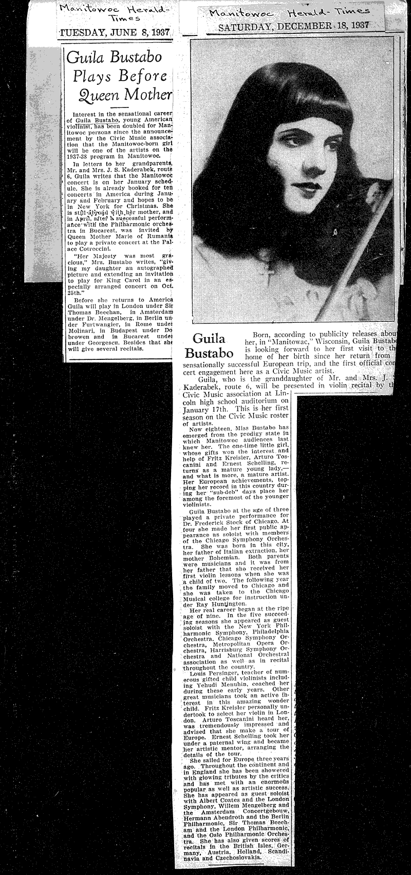  Source: Manitowoc Herald-Times Topics: Art and Music Date: 1938-01-04