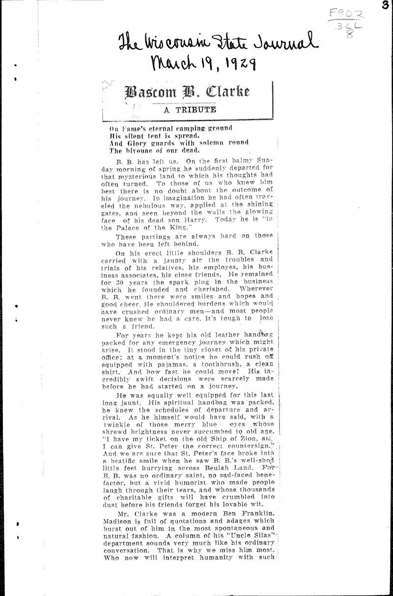  Source: Milwaukee Sentinel Date: 1929-03-18