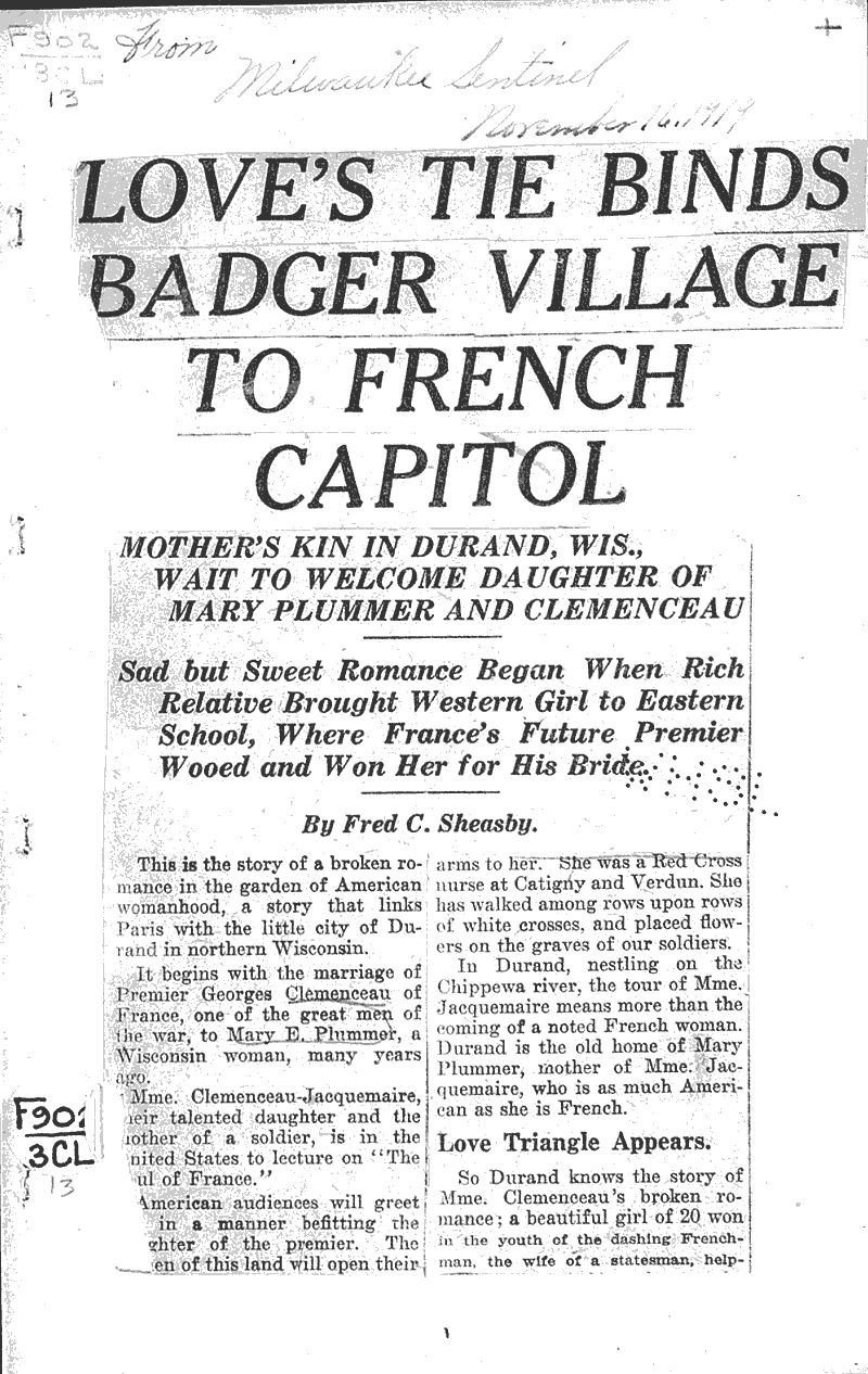 News article about love picture