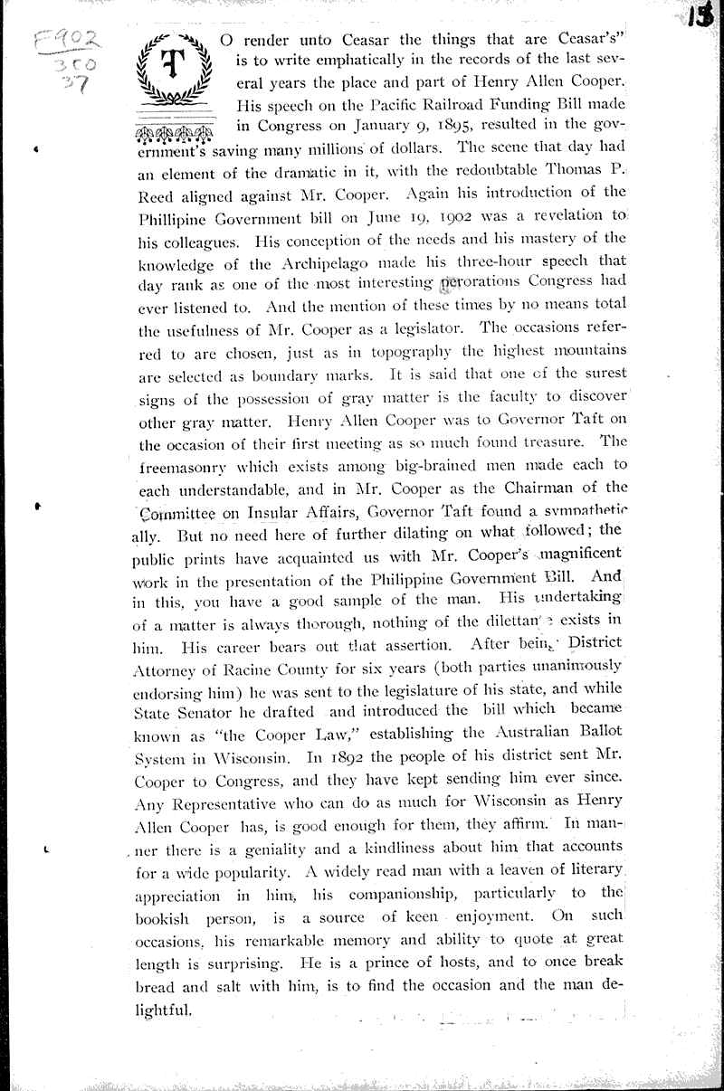  Source: Washington Mirror Topics: Government and Politics Date: 1905-01-28
