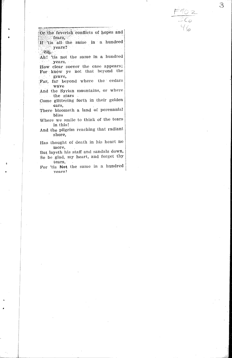 Oldest settler in West Allis Source: West Allis Press Date: 1920-05-01
