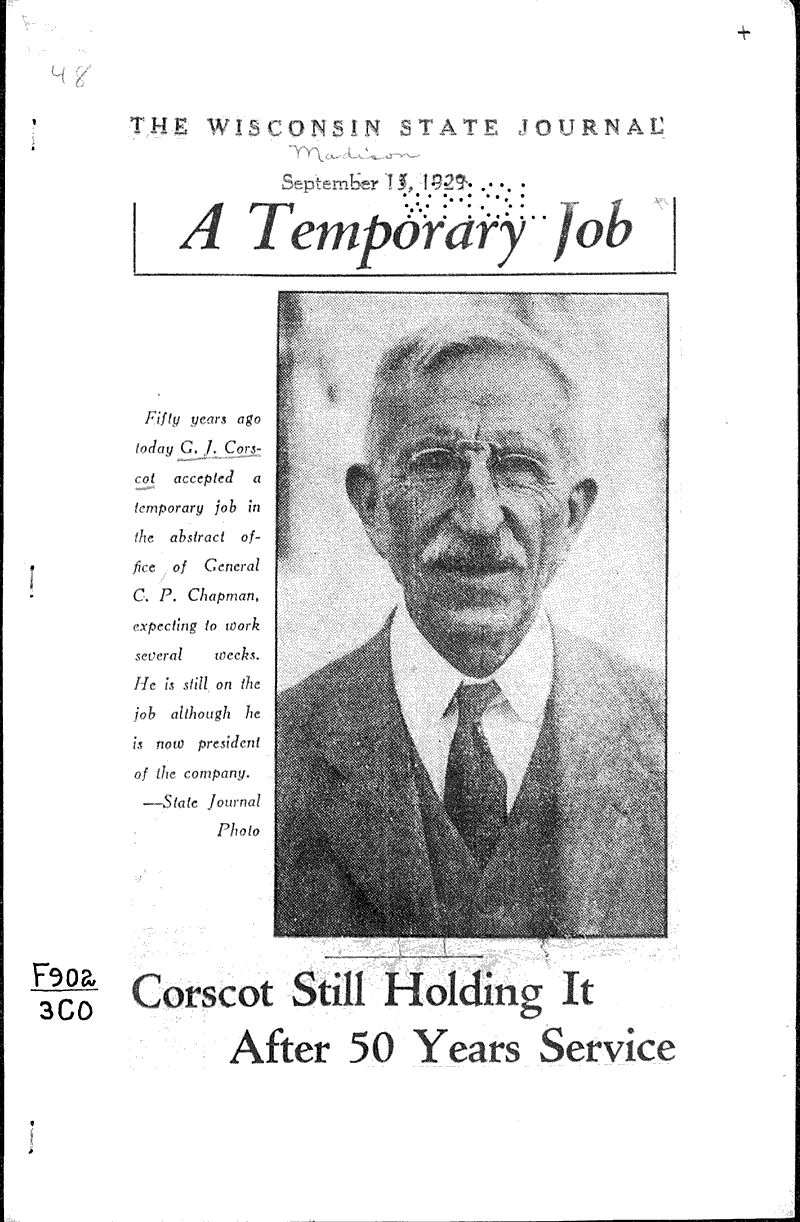  Source: Wisconsin State Journal Topics: Industry Date: 1929-09-15