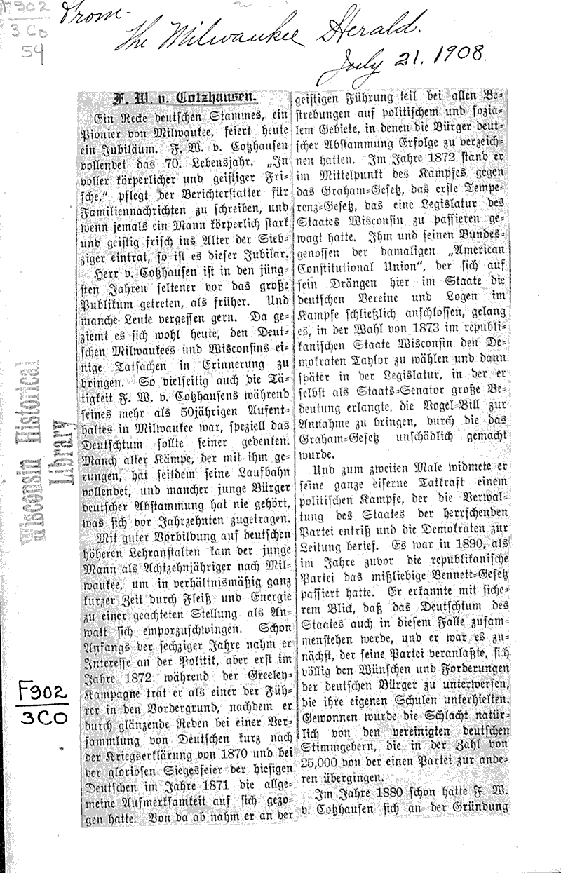  Source: Milwaukee Herald Date: 1908-07-21