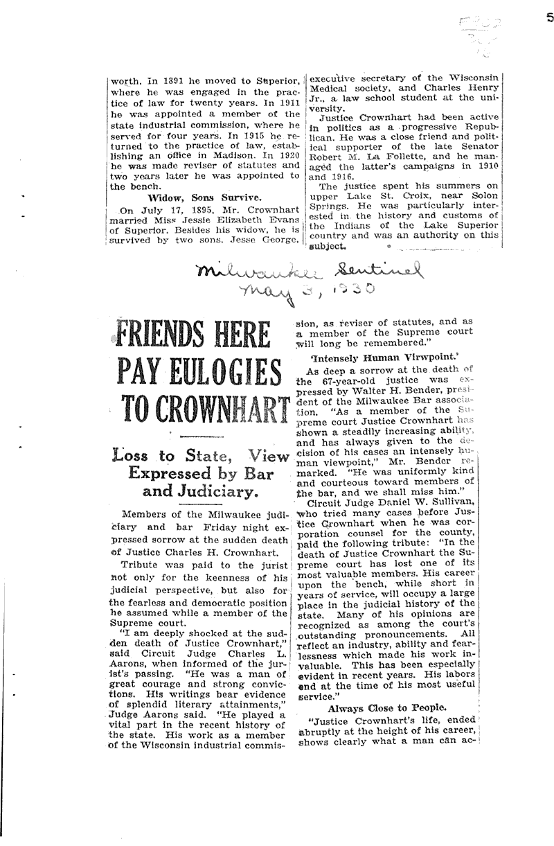  Source: Chicago Tribune Topics: Government and Politics Date: 1930-05-03