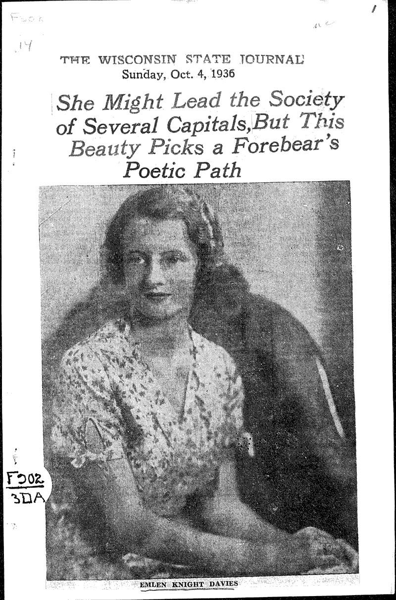  Source: Wisconsin State Journal Date: 1936-10-04