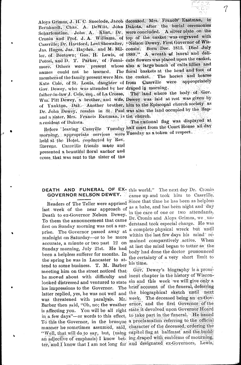  Topics: Government and Politics Date: 1889-07-23