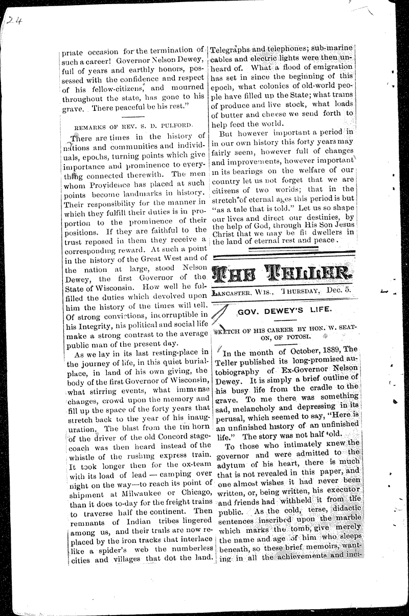  Source: Lancaster Teller Topics: Government and Politics Date: 1889-10-24