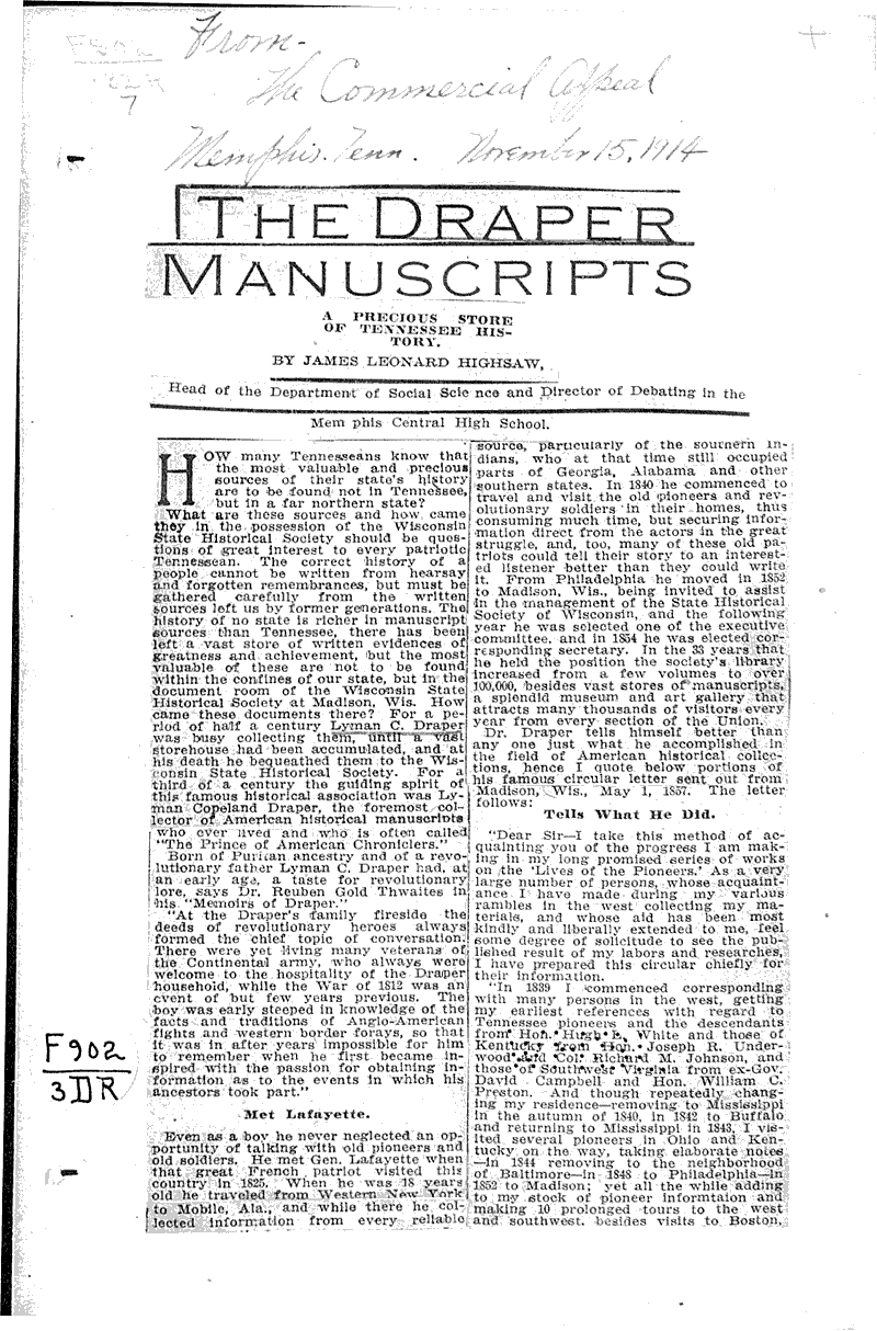  Source: Commercial Appeal Date: 1914-11-15