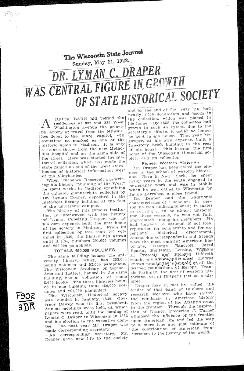 Source: Wisconsin State Journal Topics: Education Date: 1923-05-21