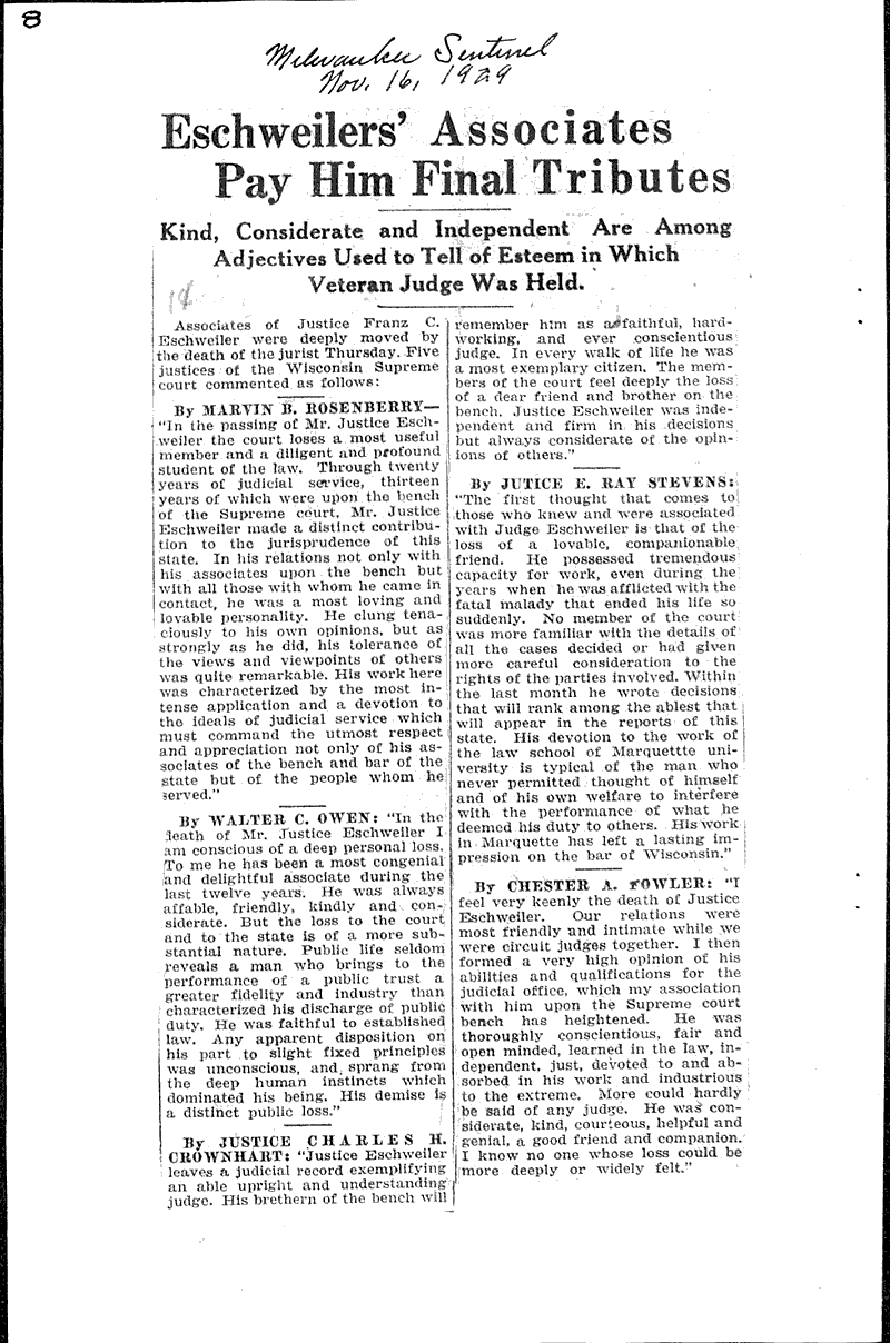  Source: Wisconsin State Journal Date: 1929-11-14