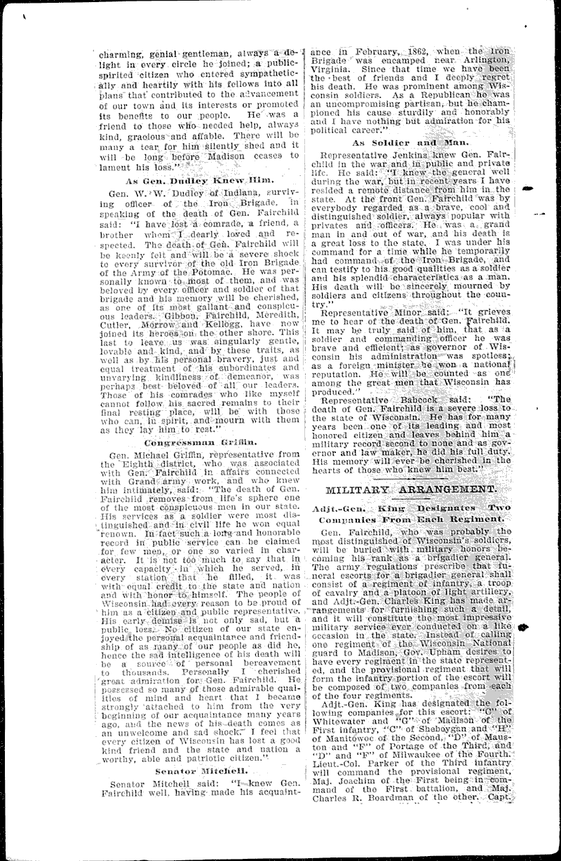  Source: Wisconsin State Journal Topics: Government and Politics Date: 1896-05-25