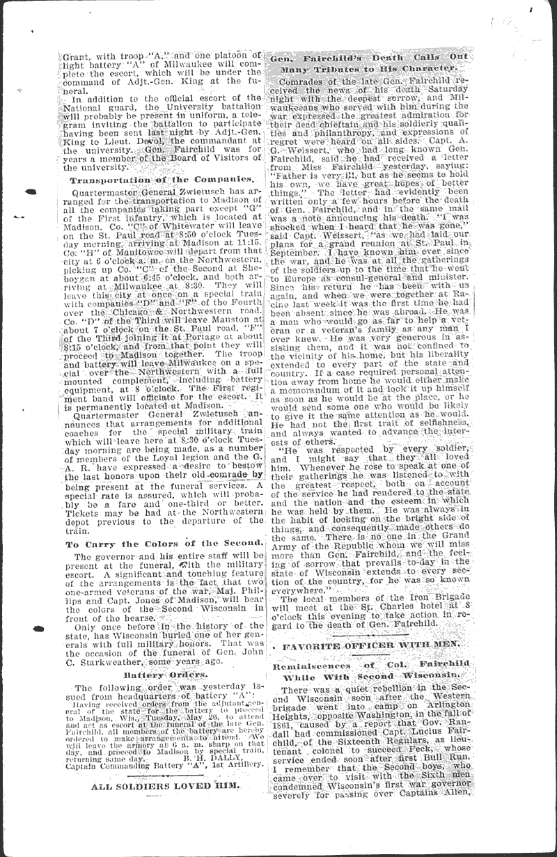 Source: Wisconsin State Journal Topics: Government and Politics Date: 1896-05-25