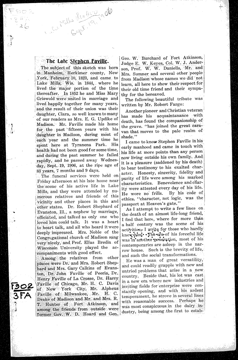  Source: Lake Mills Leader Date: 1906-09-19