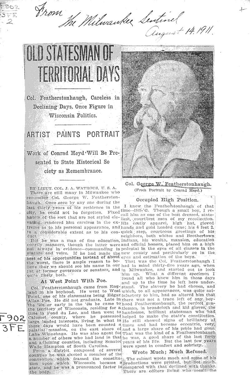  Source: Milwaukee Sentinel Date: 1911-08-14