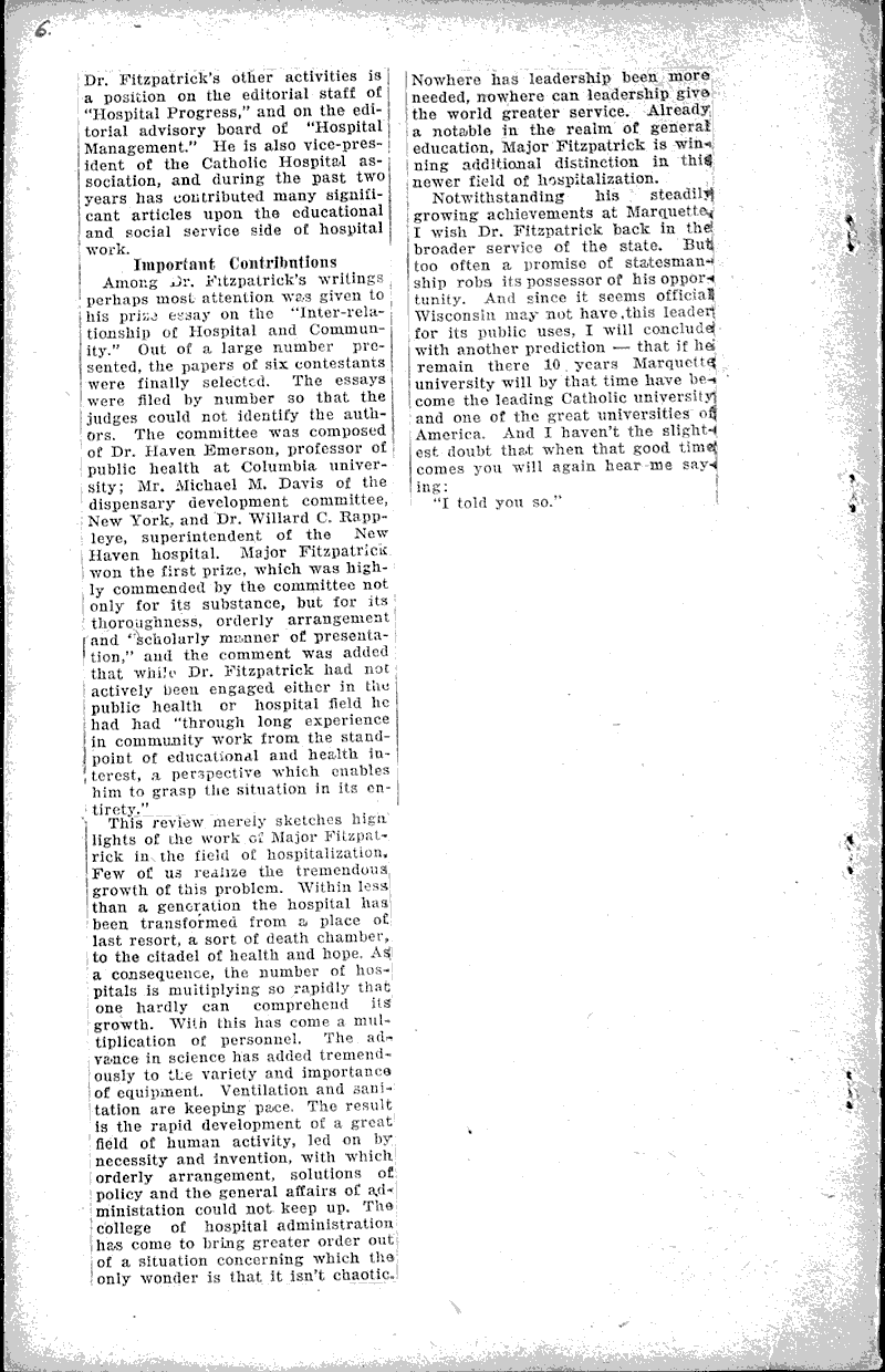  Source: Wisconsin State Journal Date: 1926-12-20