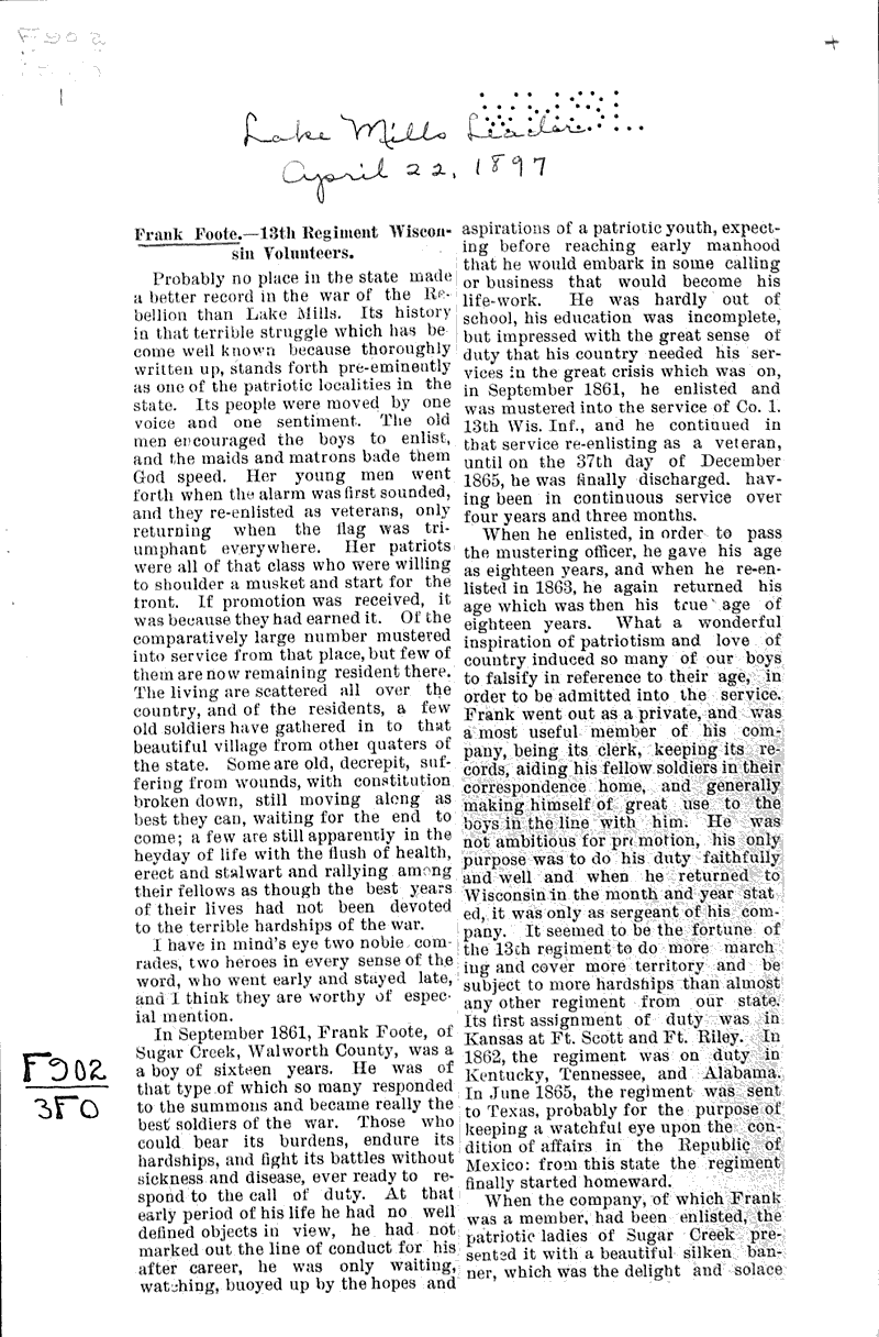  Source: Lake Mills Leader Date: 1897-04-22