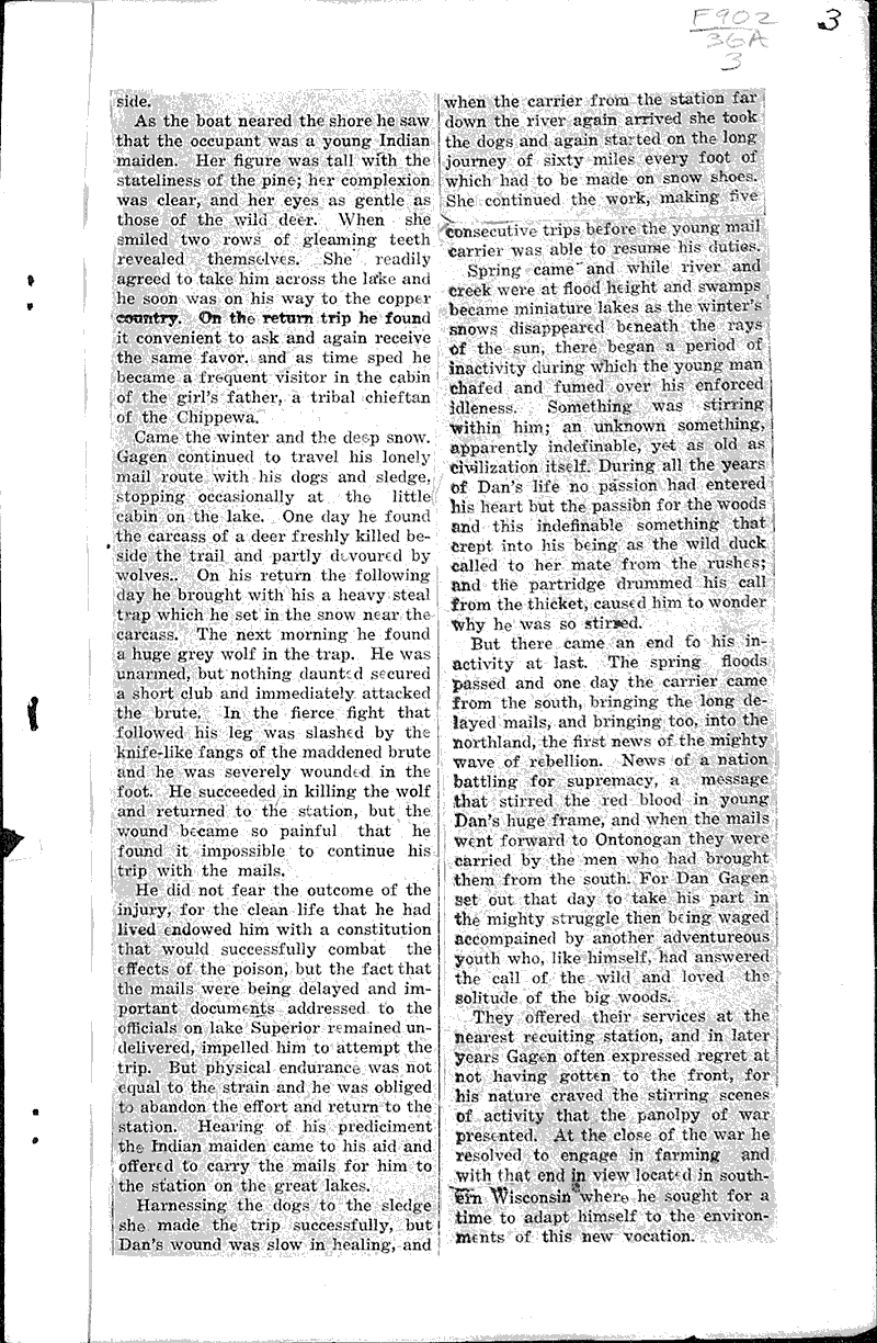  Source: Antigo Herald Topics: Indians and Native Peoples Date: 1921-07-21