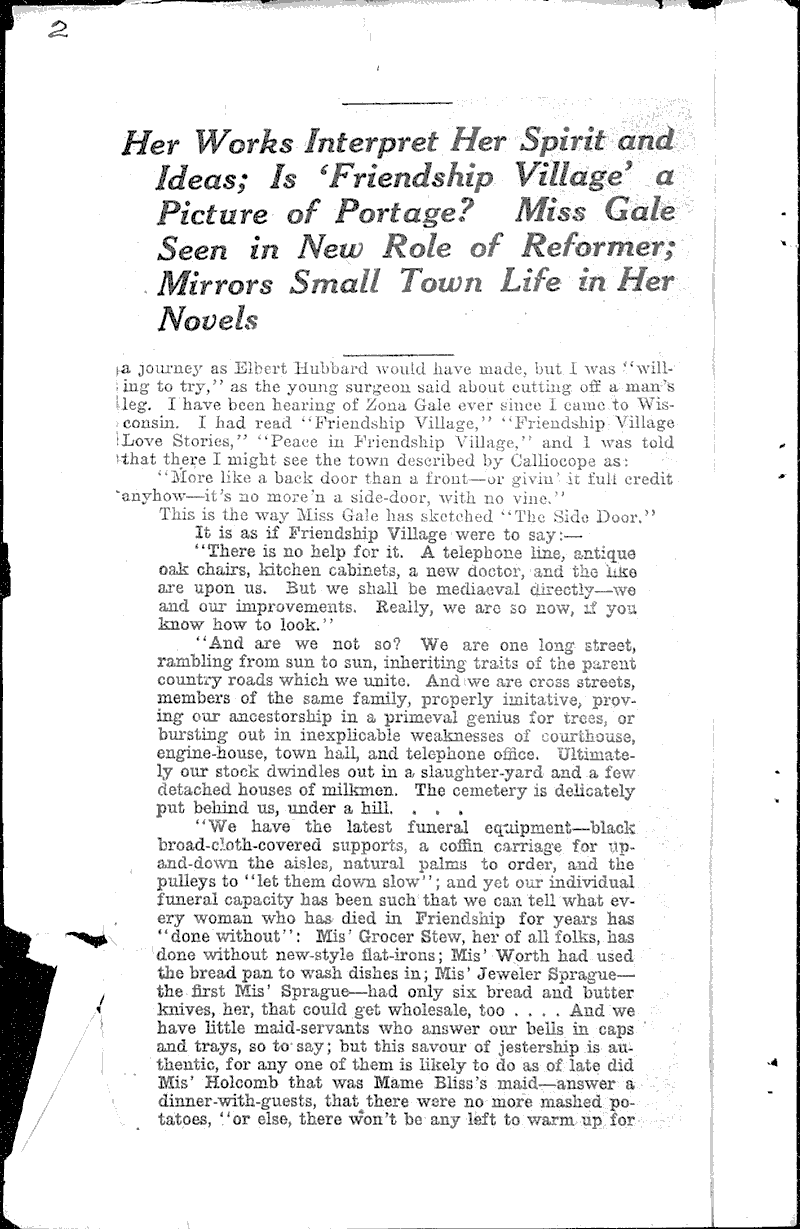  Source: Wisconsin State Journal Topics: Art and Music Date: 1921-09-11