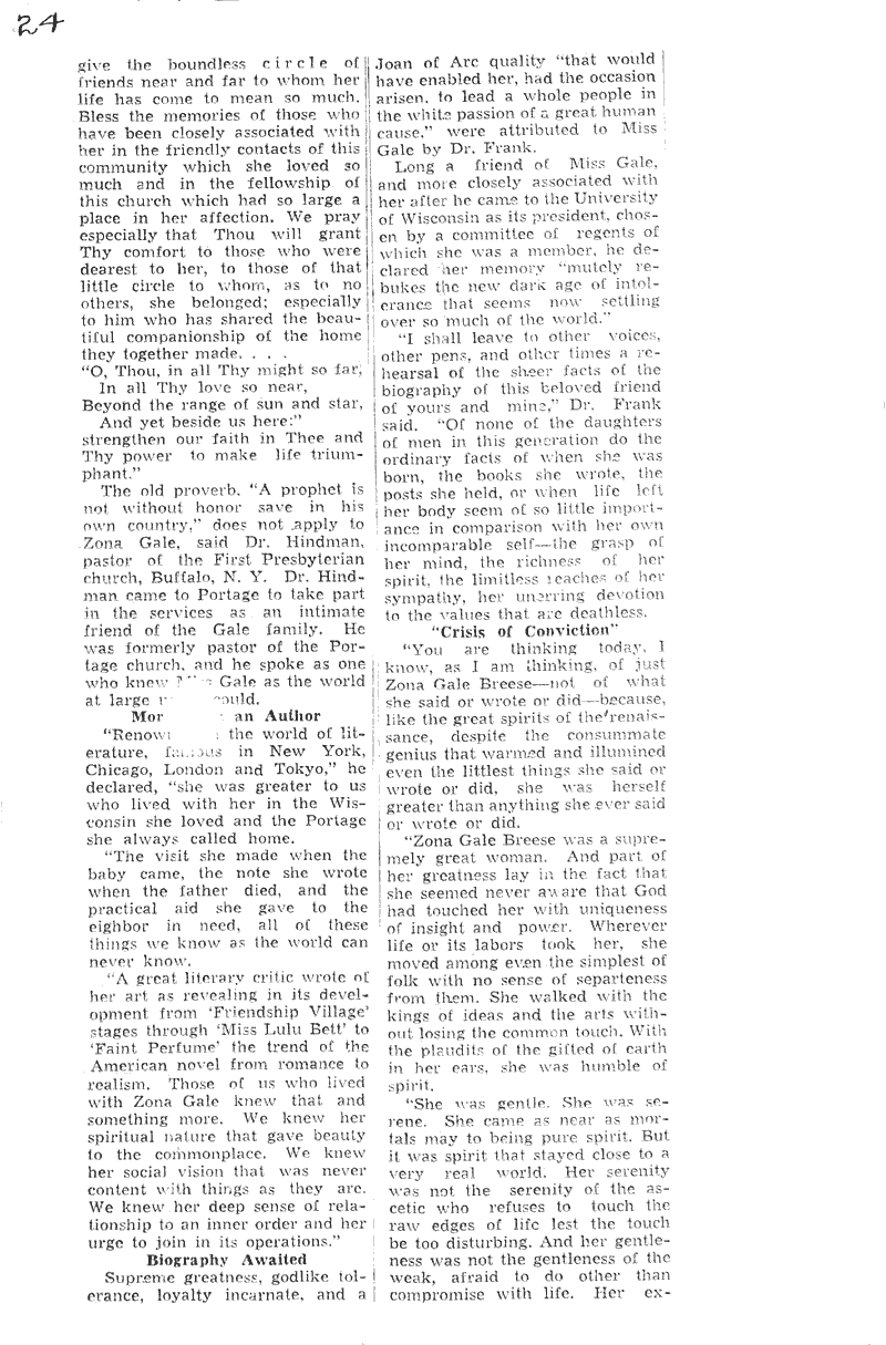  Source: Wisconsin State Journal Topics: Art and Music Date: 1938-12-30