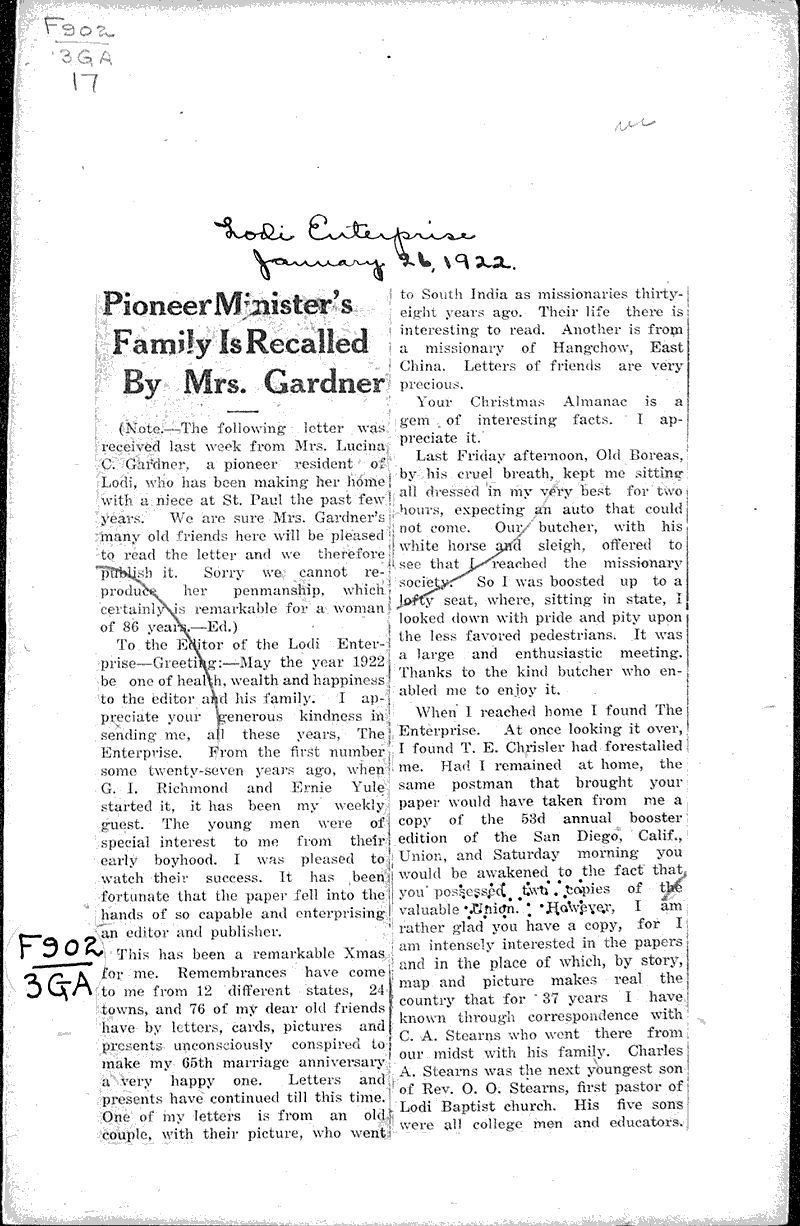  Source: Lodi Enterprise Date: 1922-01-26