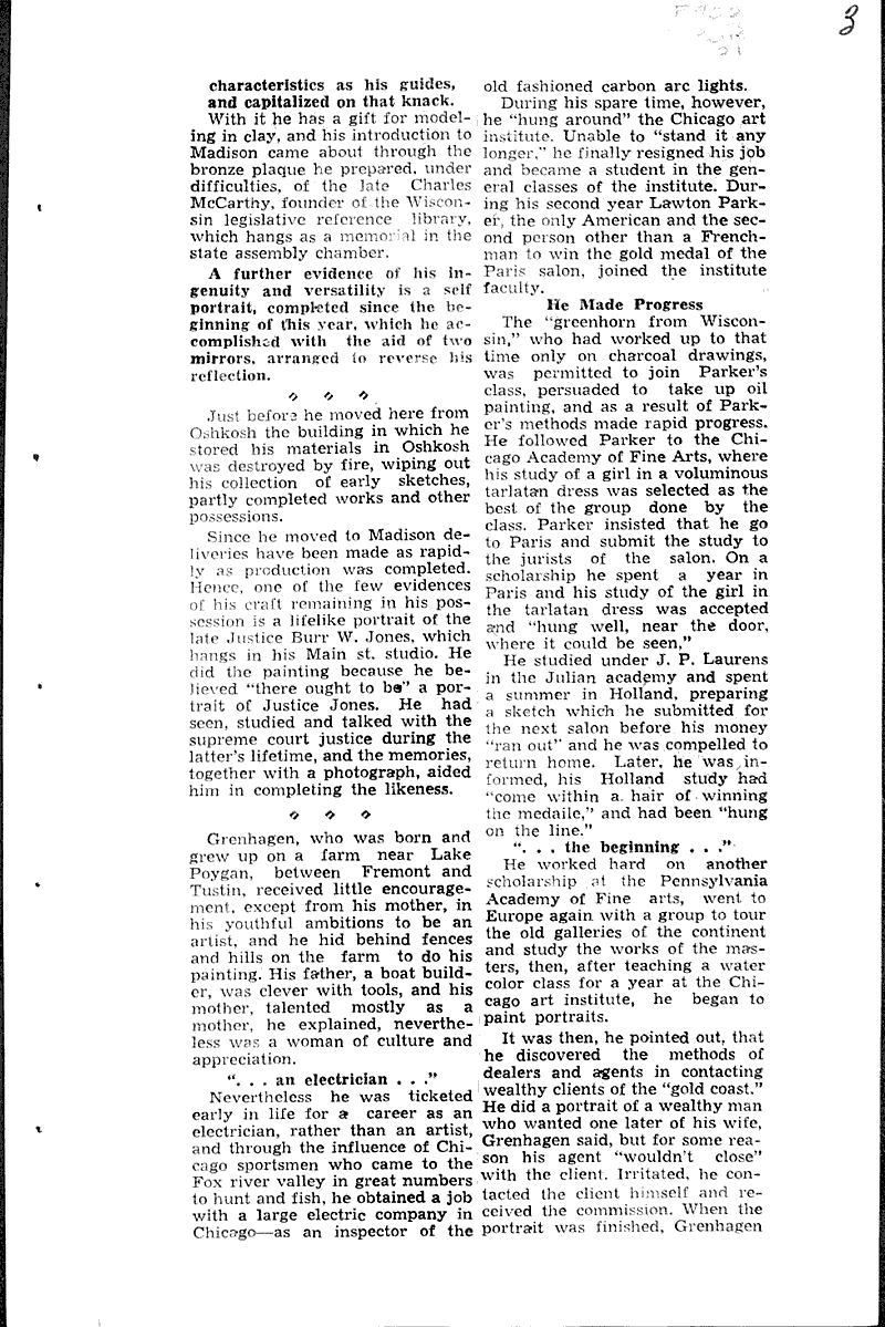  Source: Wisconsin State Journal Topics: Art and Music Date: 1940-11-24