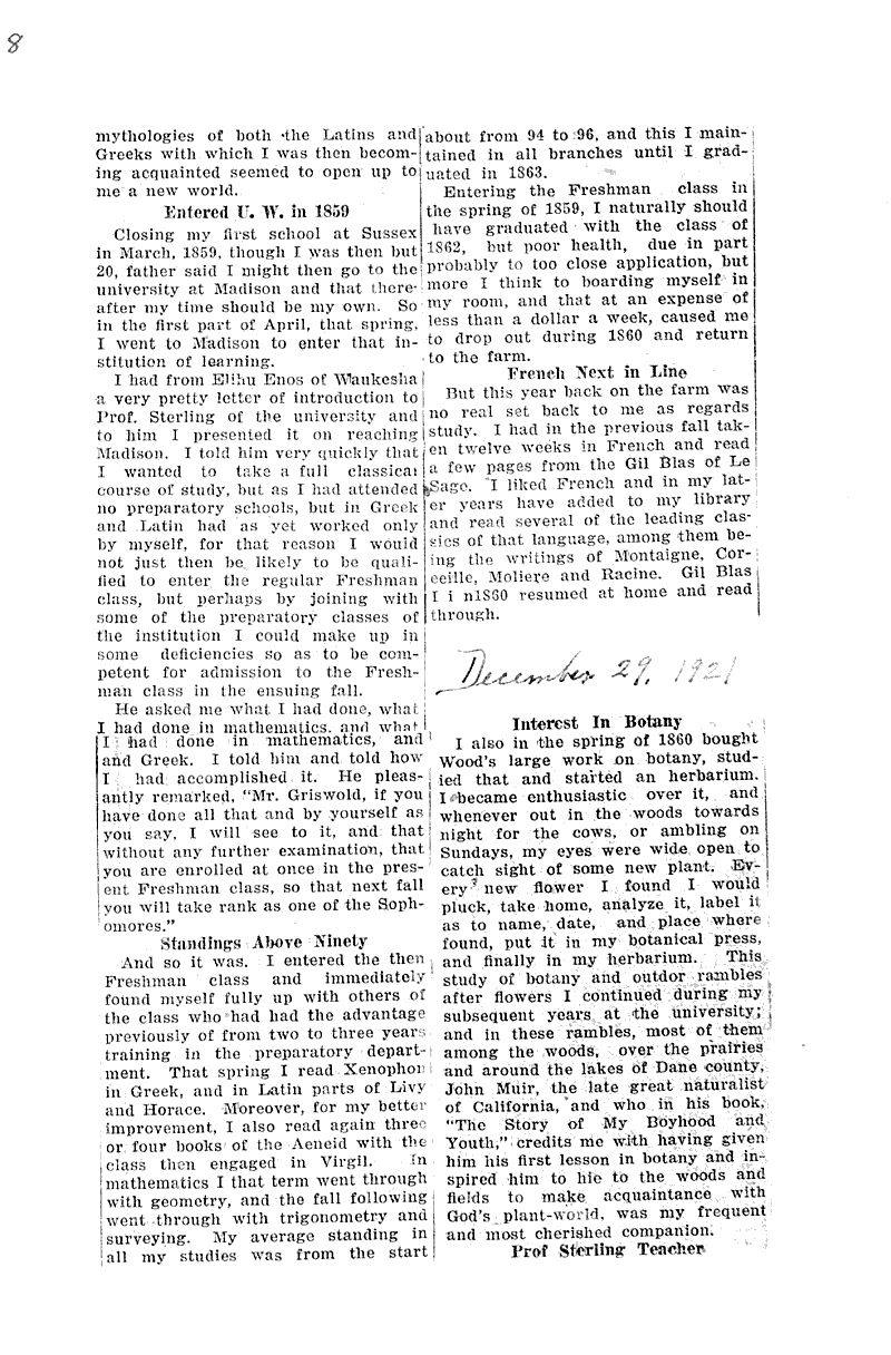  Source: Waukesha Freeman Topics: Education Date: 1921-12-08