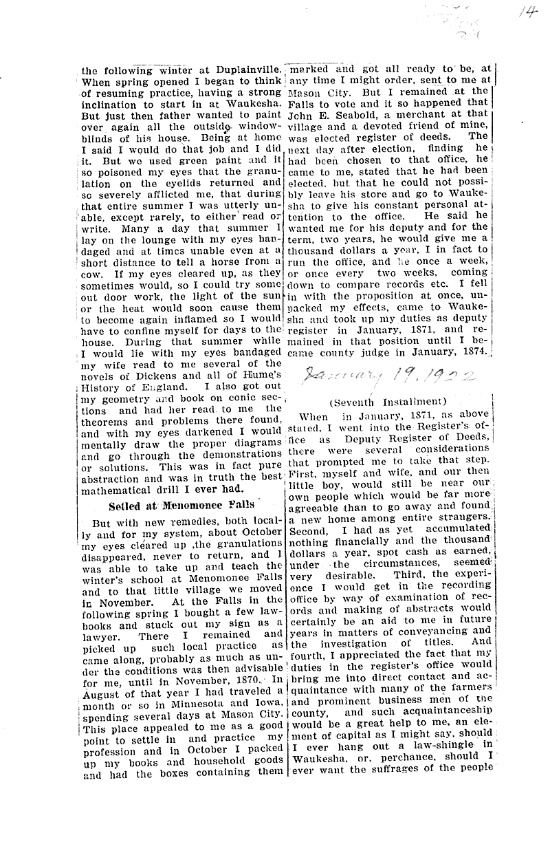  Source: Waukesha Freeman Topics: Education Date: 1921-12-08