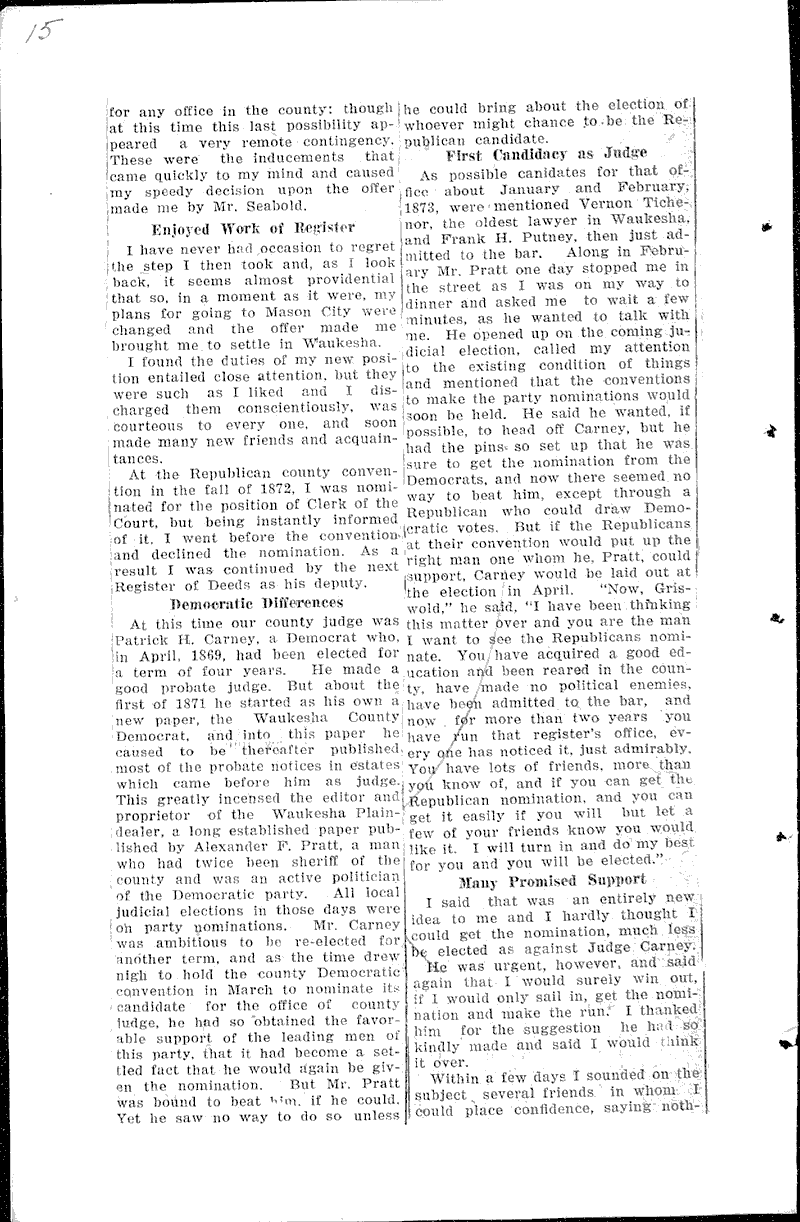  Source: Waukesha Freeman Topics: Education Date: 1921-12-08