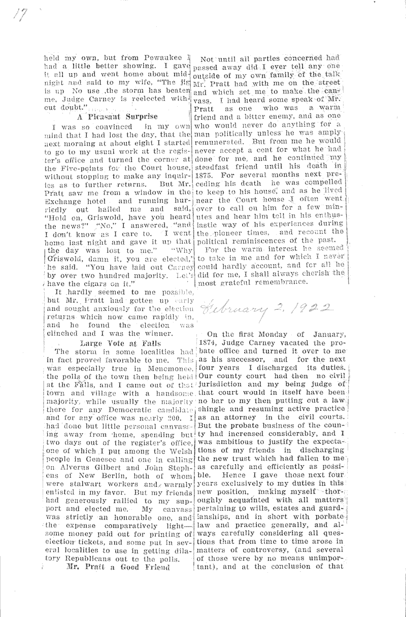  Source: Waukesha Freeman Topics: Education Date: 1921-12-08
