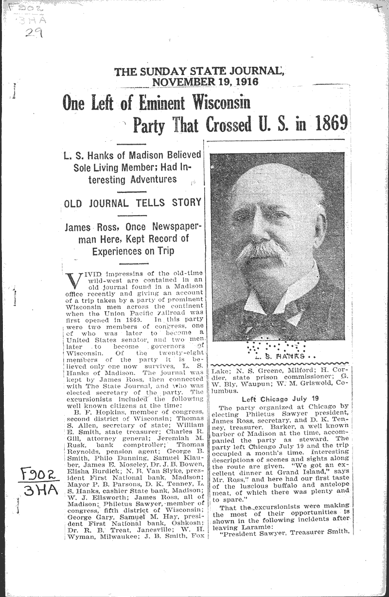  Source: Wisconsin State Journal Topics: Government and Politics Date: 1916-11-19