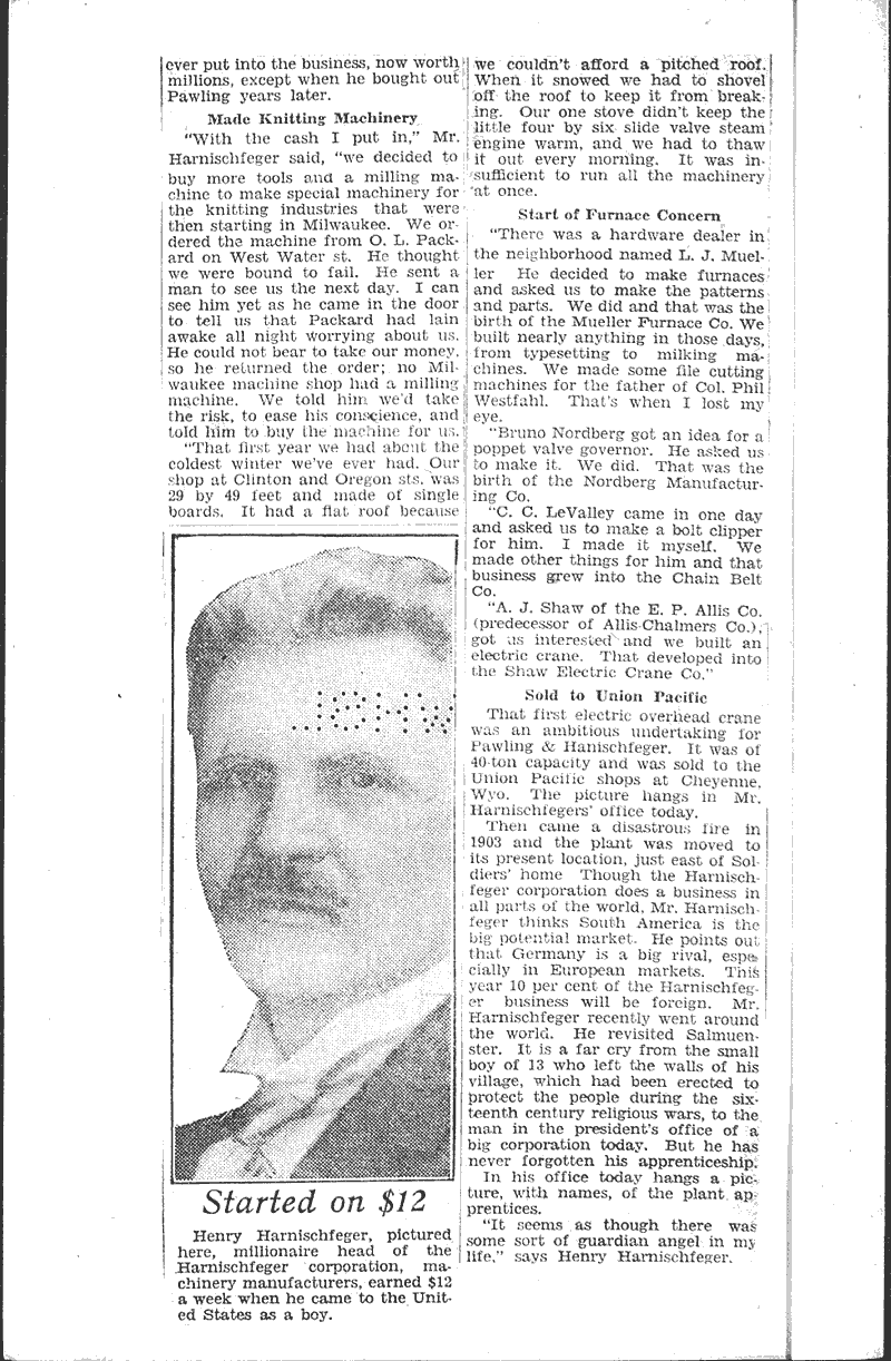  Source: Milwaukee Journal Topics: Industry Date: 1922-06-19