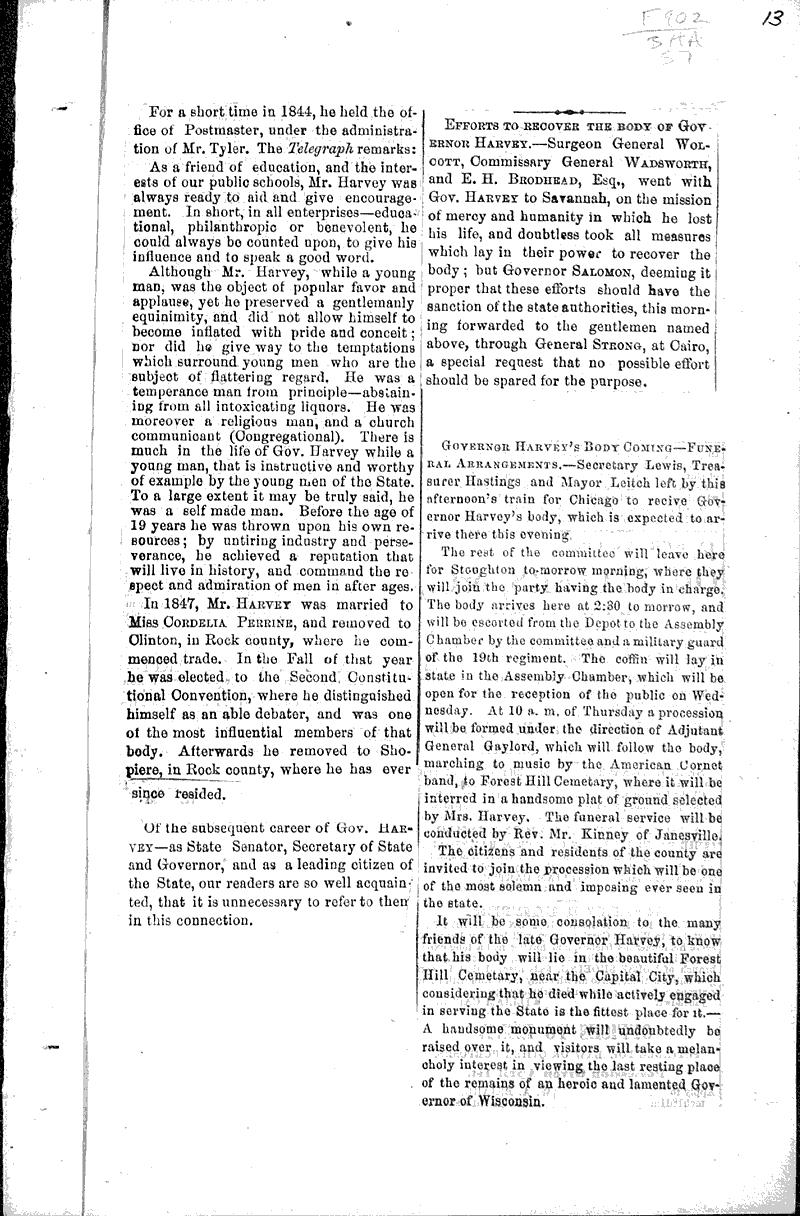  Source: Wisconsin State Journal Topics: Government and Politics Date: 1862-04-26