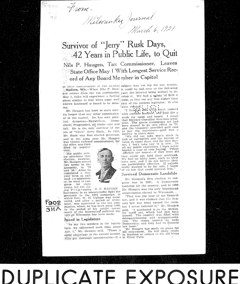  Source: Milwaukee Journal Date: 1921-03-06
