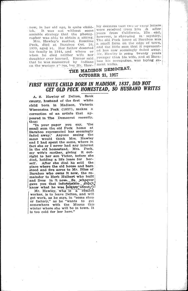  Source: Madison Democrat Date: 1917-10-21