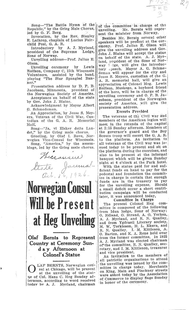 Source: Wisconsin State Journal Date: 1926-10-13