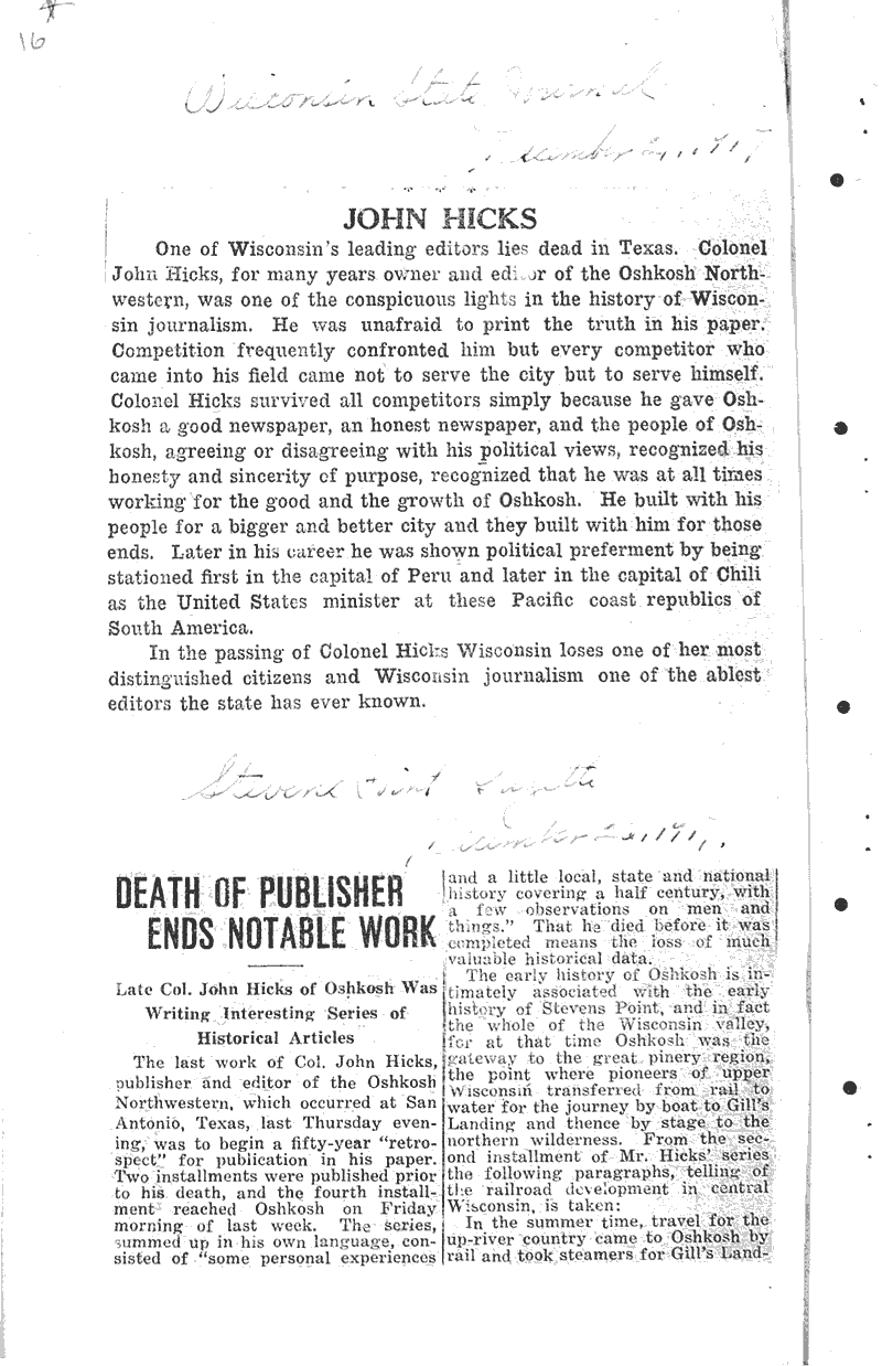  Source: Wisconsin State Journal Date: 1917-12-21