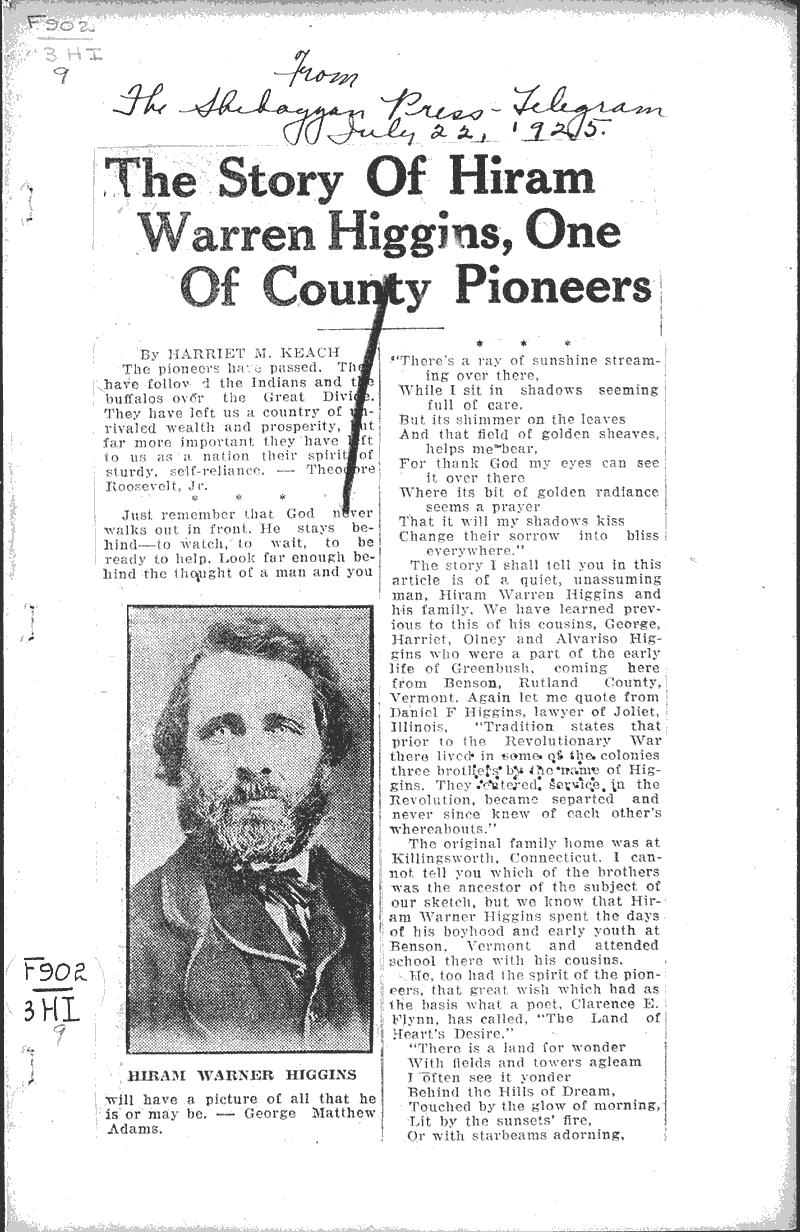  Source: Sheboygan Press-Telegram Date: 1925-07-22
