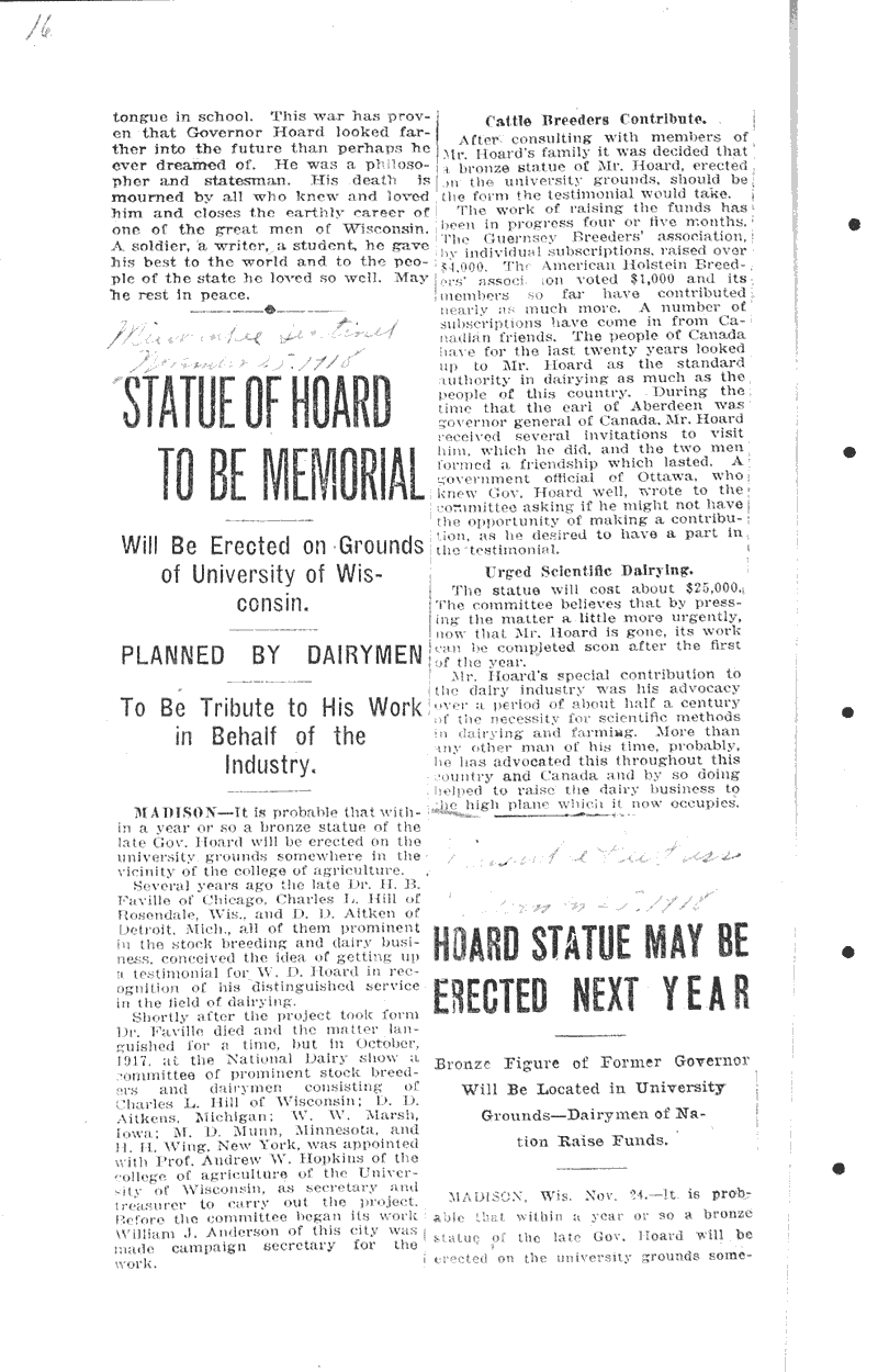  Source: Janesville Gazette Date: 1918-11-25