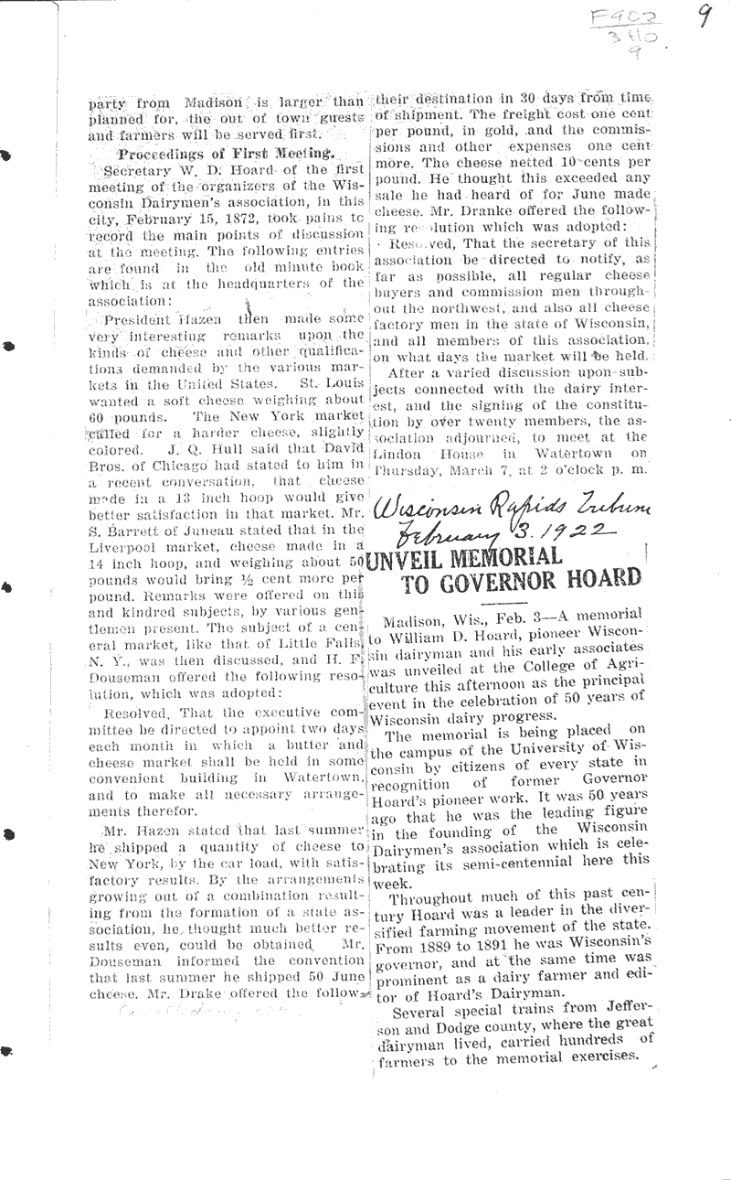  Source: Watertown Times Date: 1922-02-02