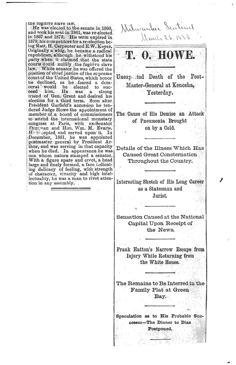  Source: Wisconsin State Journal Date: 1883-03-26