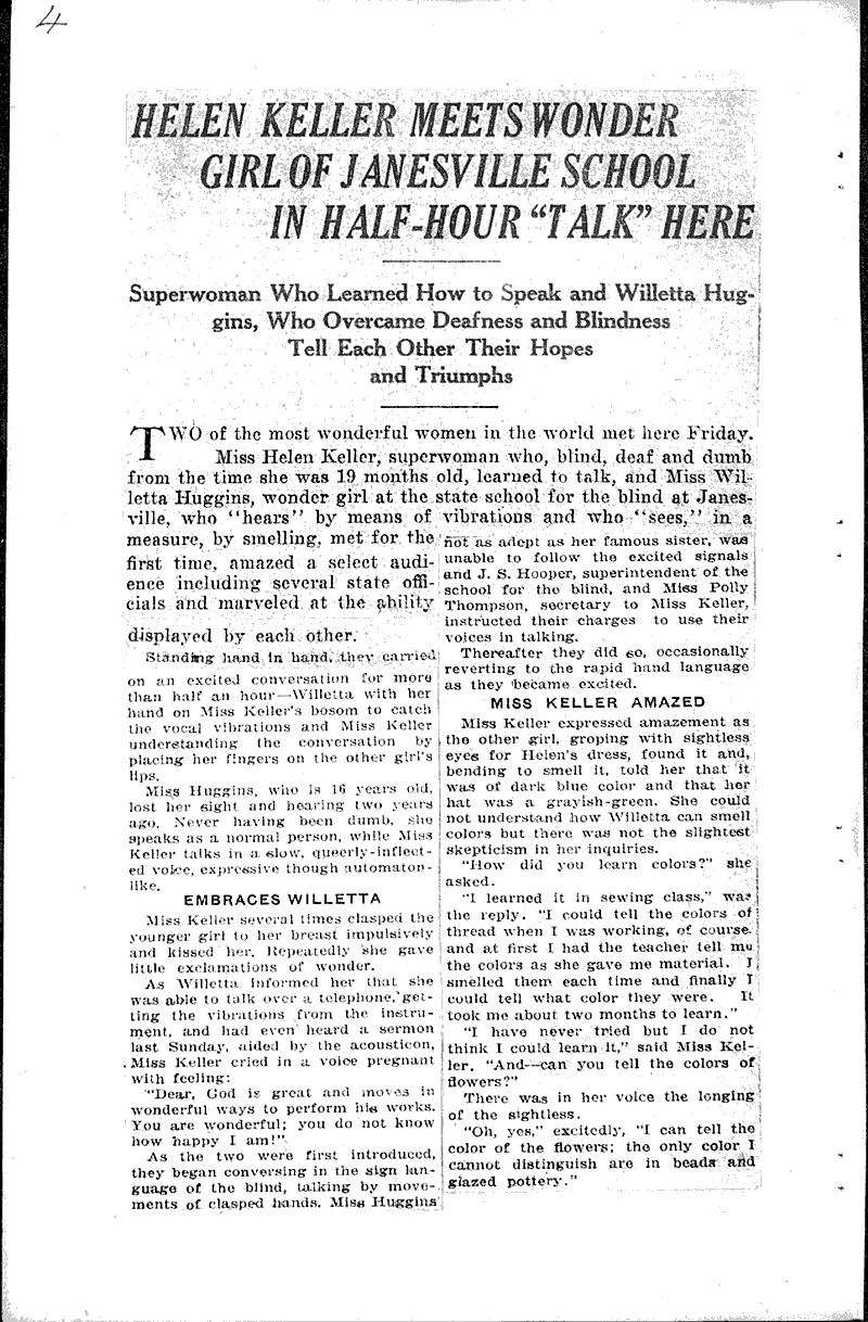  Source: Wisconsin State Journal Date: 1922-01-21