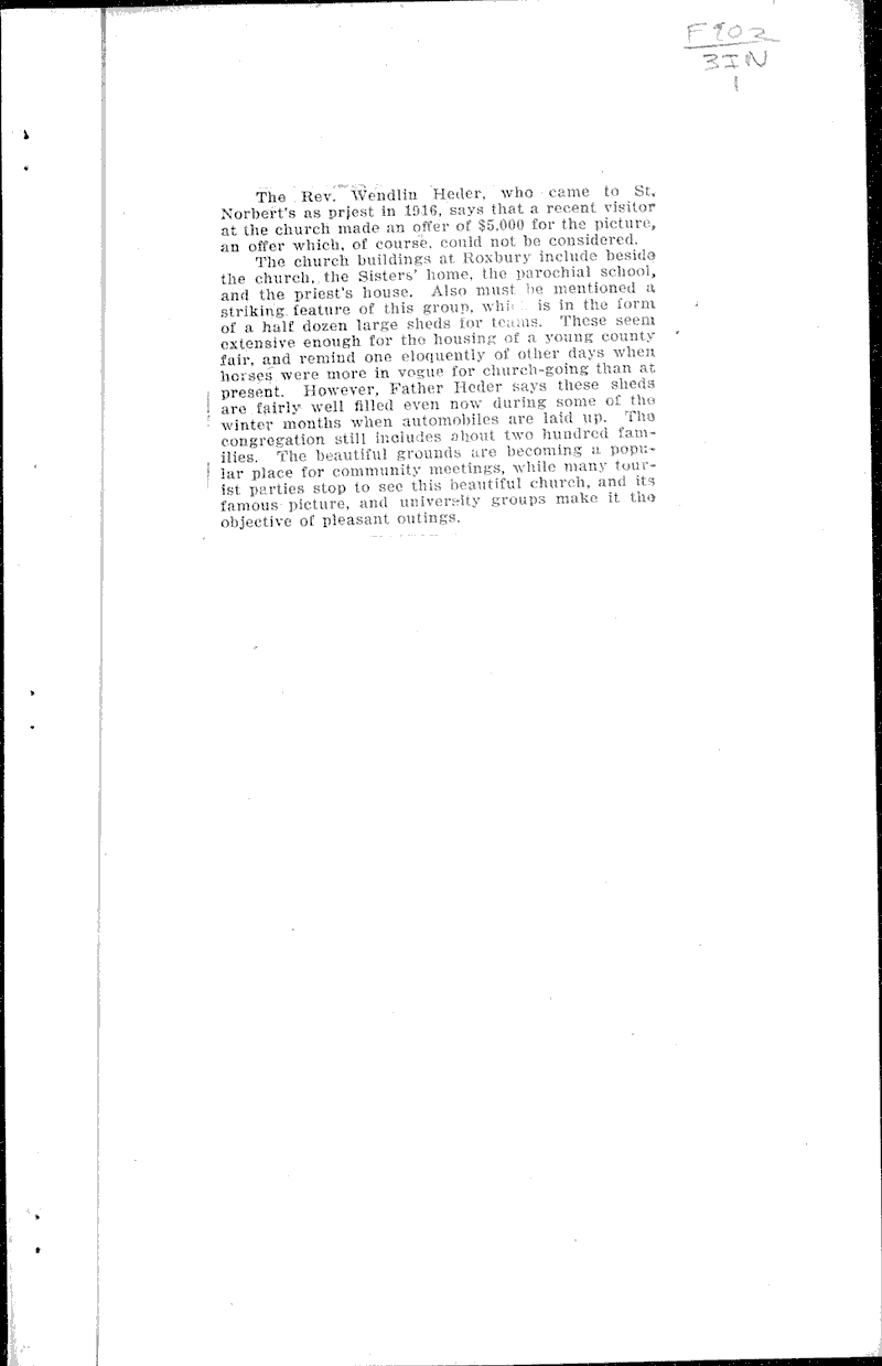  Source: Wisconsin State Journal Topics: Church History Date: 1924-07-13