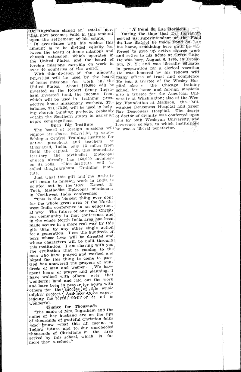  Source: Fond du Lac Commonwealth Date: 1925-07-10
