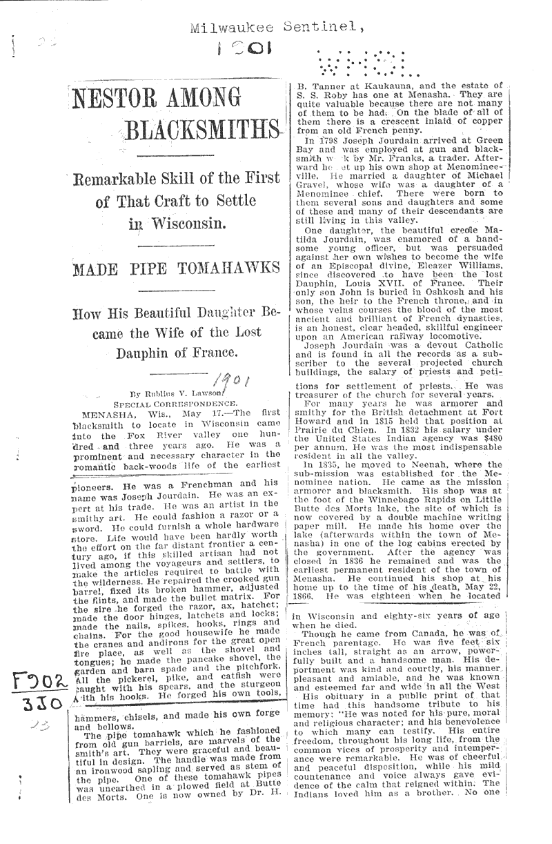 Source: Milwaukee Sentinel Topics: Industry Date: 1901-05-17