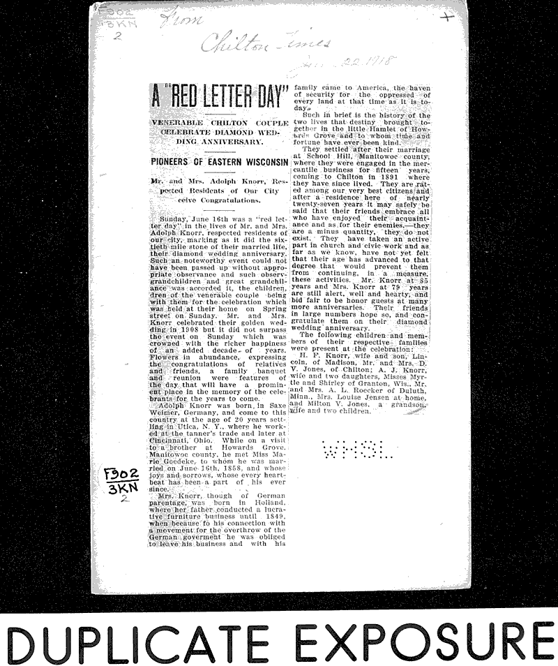  Source: Chilton Times Date: 1918-06-22