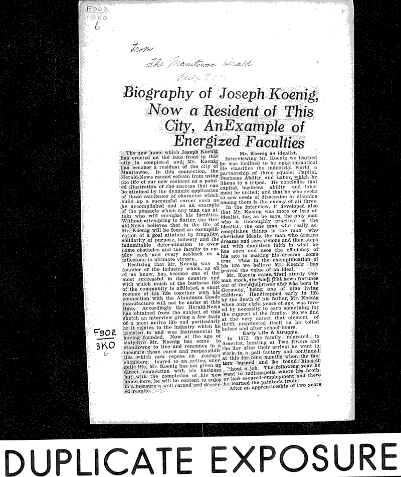  Source: Manitowoc Herald Date: 1923-07-07